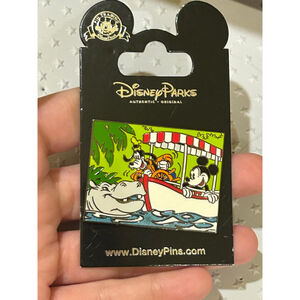 Disney Pin Jungle Cruise Ride Goofy And Mickey Mouse Disney Pin